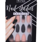 Ardell Nail Addict Black Stud y Pink Ombre 1 U