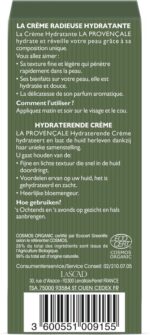 La Provençale COSMOSORG CR.R T50 FR/NL vochtinbrengende crème gezicht Unisex 50 ml - Afbeelding 2