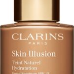 Clarins Skin Illusion Teint Naturel Hydratation - SPF 15 - Foundation - 114 Cappuccino - 30 ml