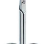 Beter Professionele gebogen chromen manicure schaar voor cuticula - Afbeelding 2