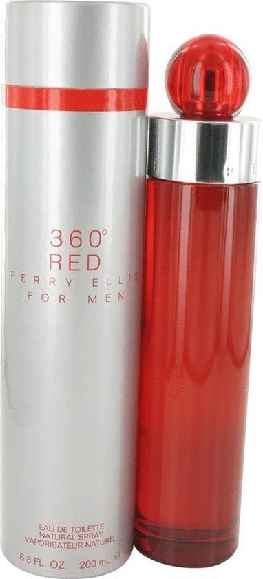 382x840-24 Perry Ellis 360 Red by Perry Ellis 200 ml - Eau De Toilette Spray - Afbeelding 1