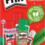 Pritt - Funcolor stick - Pritt original stick - Set van 3 - Lijmstiften - Lijmstift