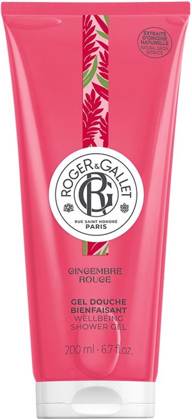 386x840-179 Roger & Gallet Gingembre Rouge Gel De Ducha Bienestar 200 Ml - Afbeelding 1