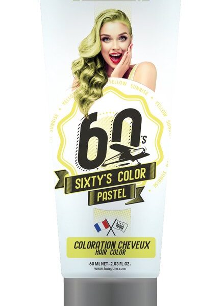 Sixty's Color Hair Color #yellow Sunrise By Hairgum #yellow