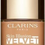 Clarins Foundation Skin Illusion Velvet Natural Matifying & Hydrating Foundation 111N Auburn - Afbeelding 4