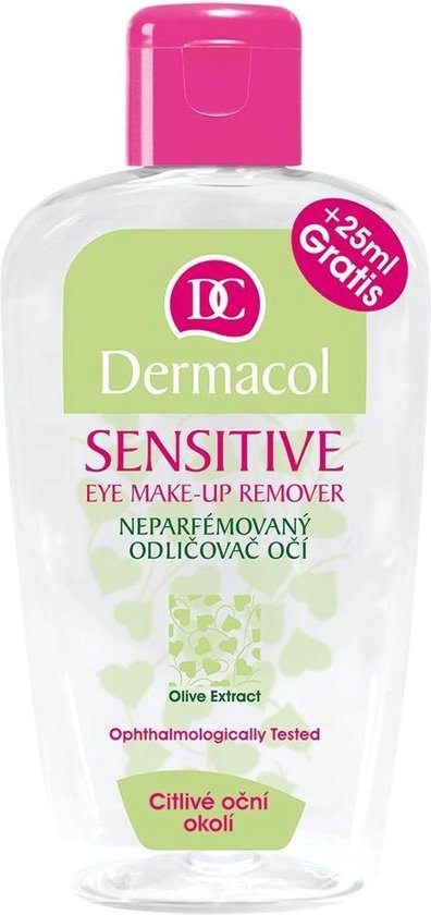 396x840-14 Dermacol - Sensitive - Fragrance-free make-up remover for sensitive eyes - 125ml - Afbeelding 1