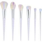 MIMO Makeup Brush Set Unicorn Pastel 6 Pcs - Afbeelding 3