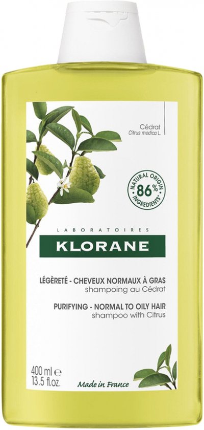 400x840-45 Klorane A La Cidra Light Shampoo For Normal/oily Hair 400 Ml - Afbeelding 1
