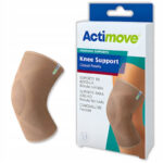 Actimove Everyday Supports Knee Support Closed Patella for Men and Women u2013 Helps with Pain Relief and Swelling u2013 For Chronic Knee Pain and Overuse Knee Injuries u2013 Left/Right Wear u2013 Beige, Small