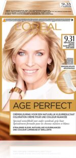 L’Oréal Paris Excellence Age Perfect Haarverf - 9.31 Zeer Licht Goud Asblond