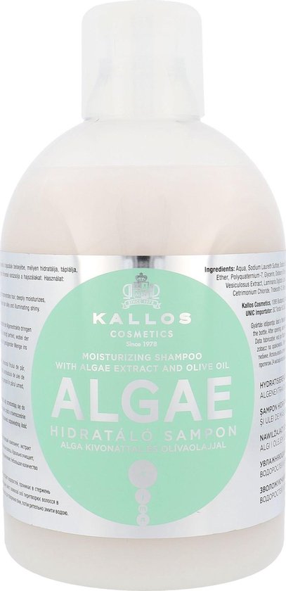 407x840-96 Vochtinbrengende Shampoo Kallos Cosmetics Algae 1 L - Afbeelding 1
