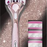 Wilkinson Quattro for Women Rose Gold Scheersysteem Houder + 4 Scheermesjes