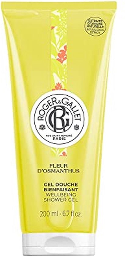 410x840-218 Roger & Gallet Fleur D'Osmanthus Gel Douche Euphorisant 200ml - Afbeelding 1