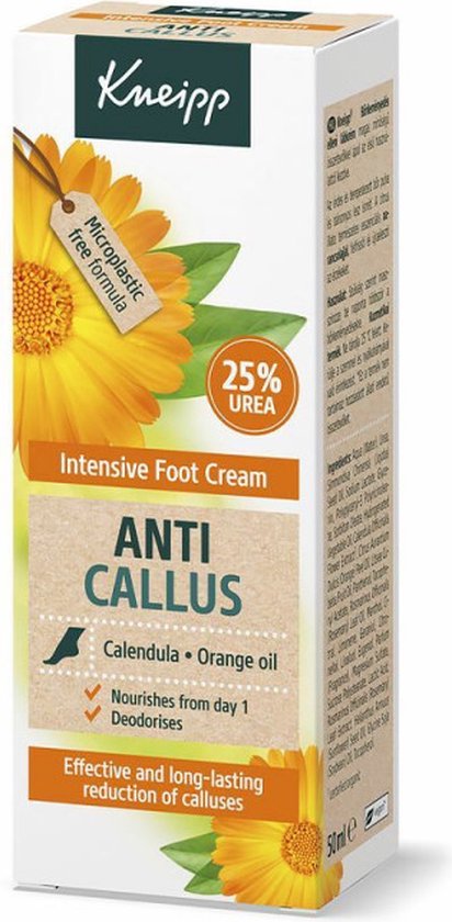 412x840-15 Vochtinbrengende Voetcrème Kneipp Anti Callus Calendula Intensief (50 ml) - Afbeelding 1