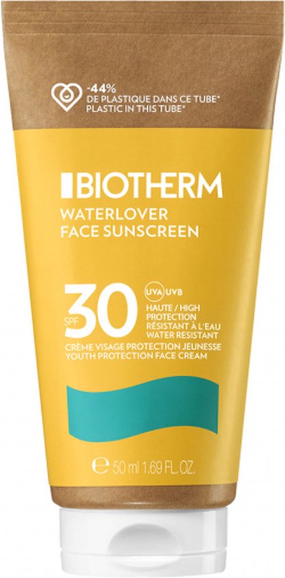 415x840-16 Biotherm Crème Waterlover Face Suncreen - Zonnebrand - 50 ml - Afbeelding 1