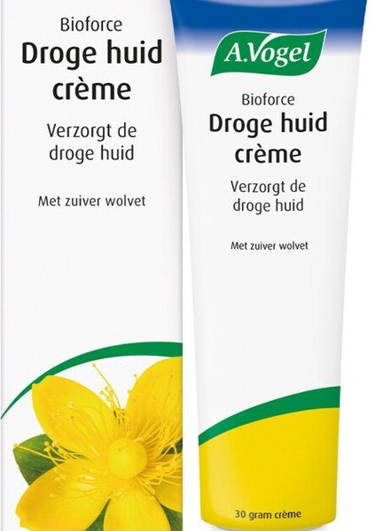 A.Vogel Bioforce Droge huid crème - Verzorgt de droge huid. Met zuiver wolvet. - 30 g