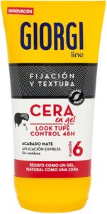 Firm Hold Wax Fijación y Textura Giorgi Look Tupe (145 ml)