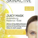 GARNIER - Moisturizing Mask with Lemon Extract for Shiny and Tired Skin Active (Juicy Mask) 8 ml - 8ml