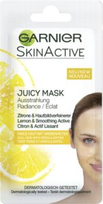 GARNIER - Moisturizing Mask with Lemon Extract for Shiny and Tired Skin Active (Juicy Mask) 8 ml - 8ml