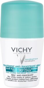 Vichy Anti-Transpiratie Deodorant 48u Tegen Witte en Gele Vlekken - Roller 50ml - Afbeelding 2