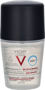 Vichy Homme 48h Antiperspirant Against White And Yellow Spots For Men 50 Ml - Afbeelding 4