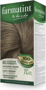 Permanent Dye Farmatint 7c-Rubio Ceniza Gel - Afbeelding 2
