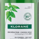 Klorane Organic Nettle Shampoo - Talgregulator Voor vet Haar 200 ml