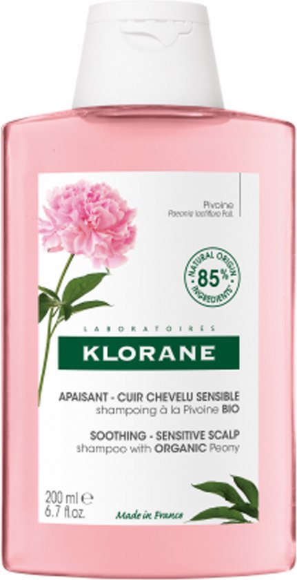 431x840-41 Klorane Soothing And Anti-Irritating Shampoo Peony 200ml - Afbeelding 1