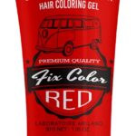 Niet-permanente kleur Hairgum Fix Color Rood Styling Gel (30 ml)