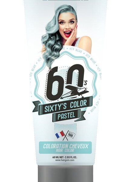 Sixty's Color Hair Color #icy Blue By Hairgum #icy