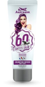 Semi-permanente kleurstof Hairgum Sixty's Color Paars (60 ml) - Afbeelding 4