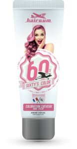 Semi-permanente kleurstof Hairgum Sixty's Color Roze (60 ml)