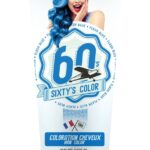 Semi-permanente kleurstof Hairgum Sixty's Color flash blue (60 ml)