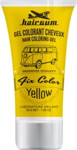 Non-permanent Colour Hairgum Fix Color Yellow Styling Gel (30 ml) - Afbeelding 2