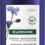Klorane Haar Centaurée Anti-Yellow Shampoo Wit/Grijs Haar 400ml