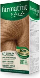 Permanent Dye Farmatint 8d-Rubio Claro Dorado Gel