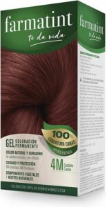 Permanent Dye Farmatint 4m-Castaño Caoba Gel - Afbeelding 2