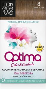 Llongueras - LLONGUERAS OPTIMA hair colour 8-light blond - Afbeelding 2