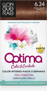 Llongueras - LLONGUERAS OPTIMA hair colour 6.34-golden deep blond - Afbeelding 2