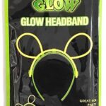 Glow in the dark hoofdband 1 Stuk - Geel