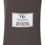 WoodWick Hourglass Large Geurkaars - Sand & Driftwood