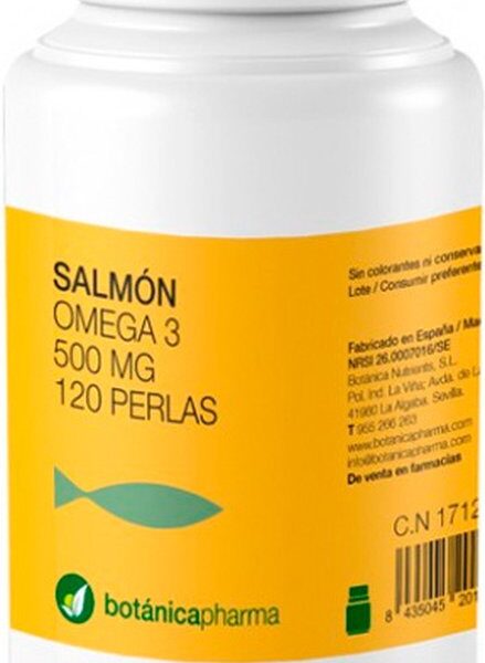 Botanicapharma Salmon Oil Omega 3 500mg 120 Pearls
