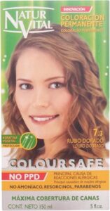 Coloursafe Permanent Hair Color By Natur Vital #7.3-golden Blonde