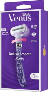 Gillette Venus Deluxe Smooth Swirl - Voor Een Extra Gladde Scheerbeurt - 1 Handvat - 1 Navulmesje - Afbeelding 2