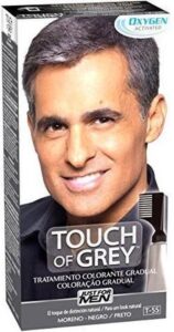 Anti-Veroudering Crème voor Ooggebied Just For Men Touch of Grey Brunette-Zwart (40 g)