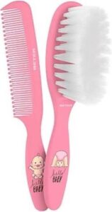 Child's Hairedressing Set Beter Peine Bebe Rosa (2 pcs) 2 Pieces
