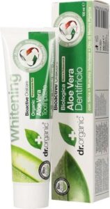Dr. Organic Aloe Vera Tandpasta 100 ml - Afbeelding 2