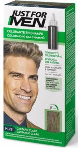 Kleurshampoo Just For Men Lichtbruin (30 ml) - Afbeelding 3