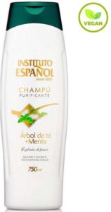 Instituto Espanol Champu Purificante Arbol De Te + Menta / Thee en Munt -Douchegel - Vegan/ 750 Ml