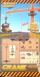 Hijskraan + Auto + 50 accessoires - Hoogte 40 cm - Afbeelding 2